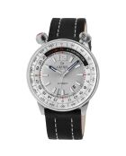 Montre Automatique Homme Wallabout en Cuir noire