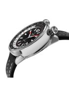 Montre Automatique Homme Wallabout en Cuir noire