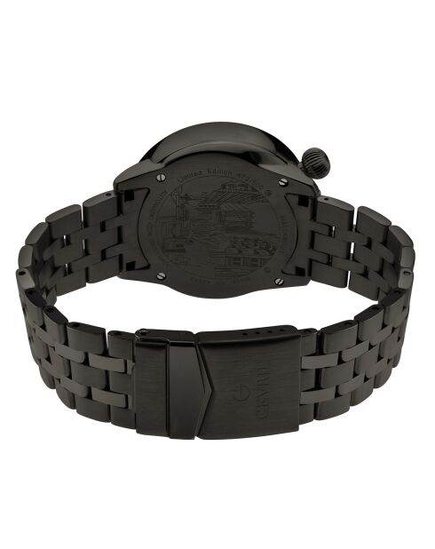 Montre Automatique Homme Wallabout en Acier noire