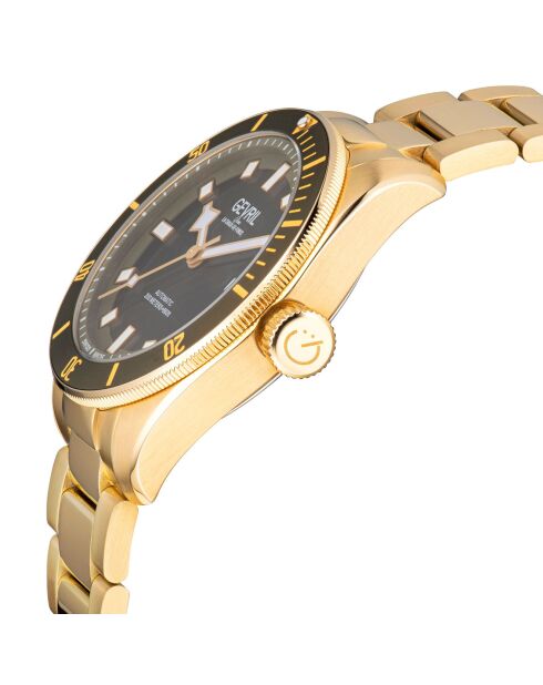 Orologio automatico da uomo Yorkville in acciaio dorato