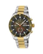 Montre Chronographe Automatique Homme Yorkville en Acier argenté/doré