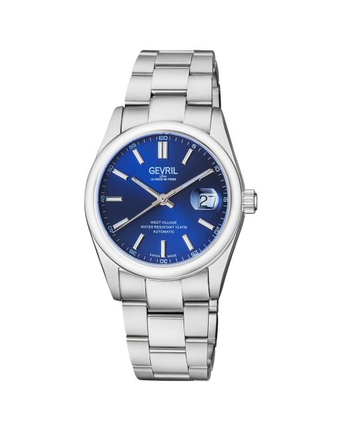 Montre Automatique Homme West Village en Acier argentée