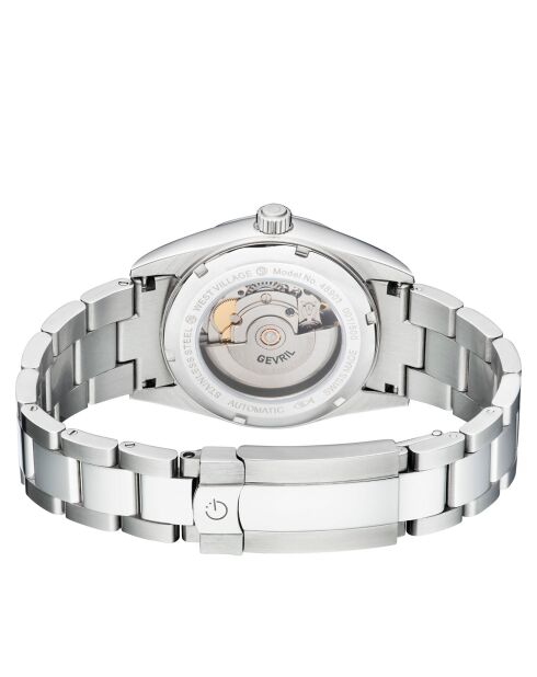 Montre Automatique Homme West Village en Acier argentée