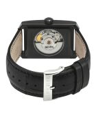 Montre Automatique Homme Manhattanhenge en Cuir noire