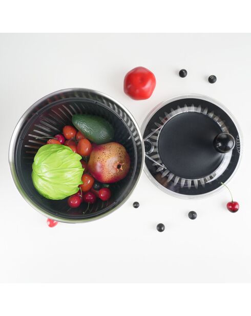 Essoreuse à salade  noir/argenté - 876g