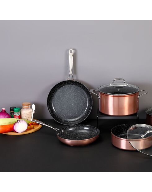Poêle en Céramique Cuivré Élégance Greblon cuivre - 2.6L