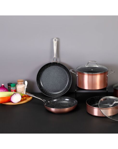Poêle en Céramique Cuivré Élégance Greblon cuivre - 2.6L