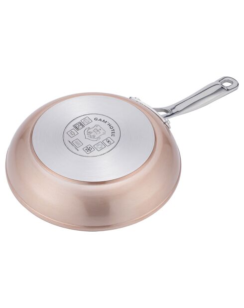 3 Poêles en Céramique Cuivré Élégance Greblon cuivre