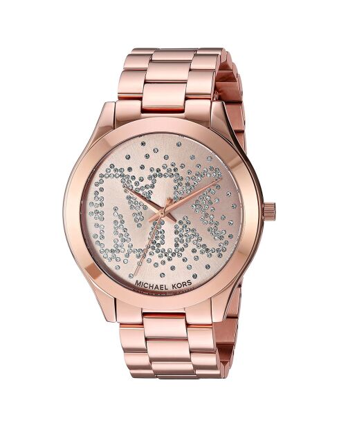 Montre Femme en Acier rose doré