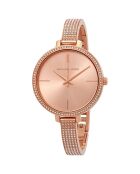 Montre Femme en Acier rose doré