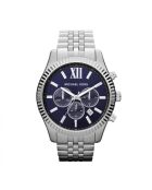 Montre Chronographe Femme en Acier argentée
