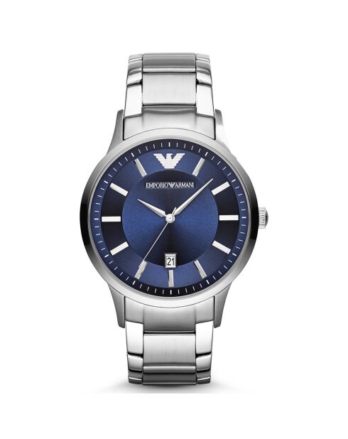 Montre Homme en Acier argentée