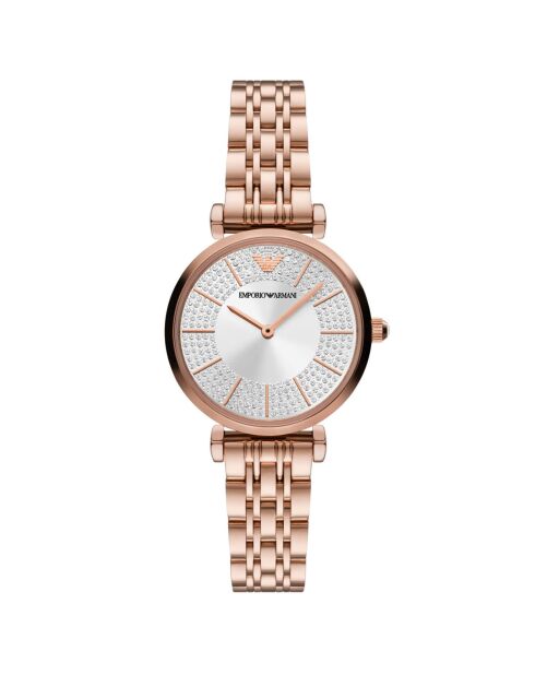 Montre Femme en Acier rose doré