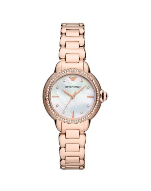Montre Femme en Acier rose doré