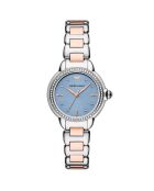 Montre Femme en Acier rose doré/argenté