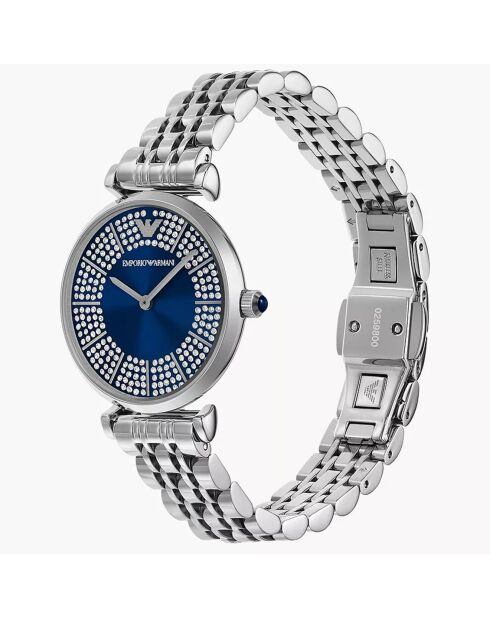Montre Femme en Acier argentée