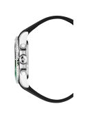 Montre Chronographe Homme en Caoutchouc Marine Chrono Rubber argenté/noir/vert
