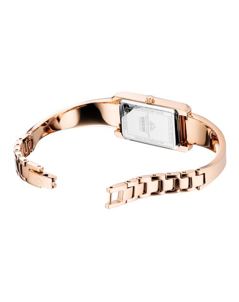 Montre Femme Quartz en Acier Aurora rose doré/vert