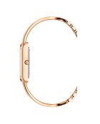 Montre Femme Quartz en Acier Aurora rose doré/vert
