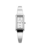 Montre Femme Quartz en Acier Aurora argenté/blanc