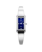 Montre Femme Quartz en Acier Aurora argenté/bleu