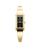 Montre Femme Quartz en Acier Aurora doré/noir