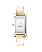 Montre Femme Quartz en Acier Aurora doré/blanc