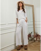 Top Marine blanc