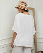 Top Marine blanc
