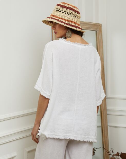 Top Marine blanc