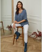 Top Marine bleu jeans