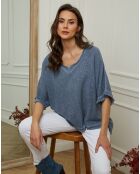 Top Marine bleu jeans