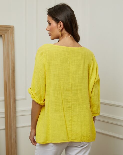 Top Pauline jaune