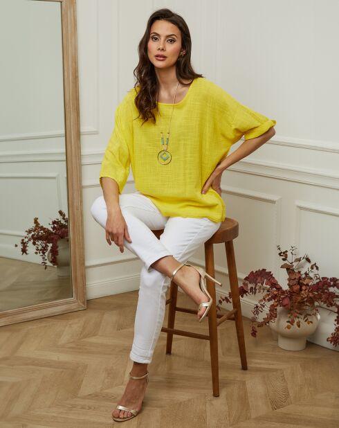 Top Pauline jaune