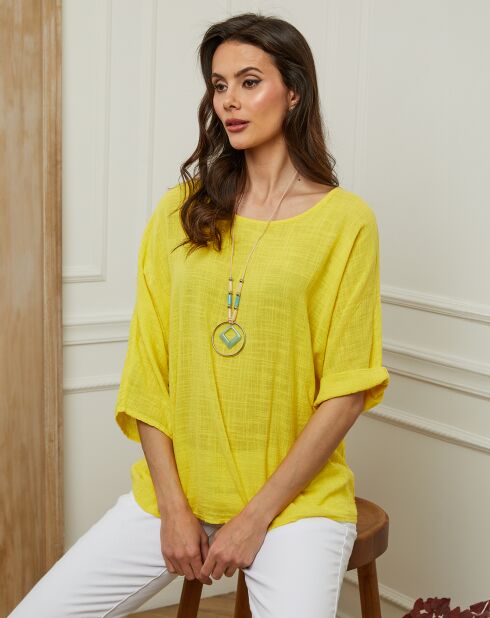Top Pauline jaune