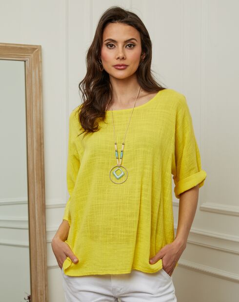 Top Pauline jaune