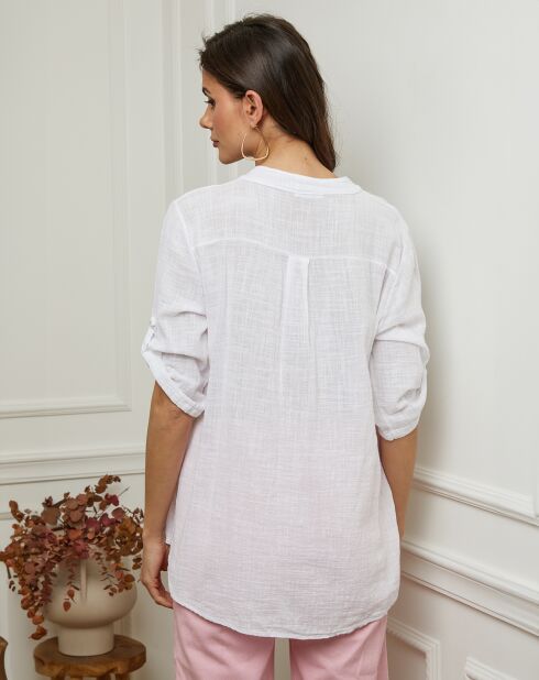 Witte blouse Louise