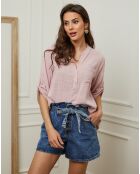 Blouse Louise rose