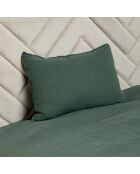2 Taies d'oreiller Dili en double voile de coton pigeon