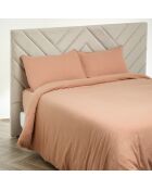 Housse de couette Dili en double voile de coton cimarron