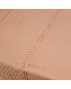Drap plat Dili en double voile de coton cimarron