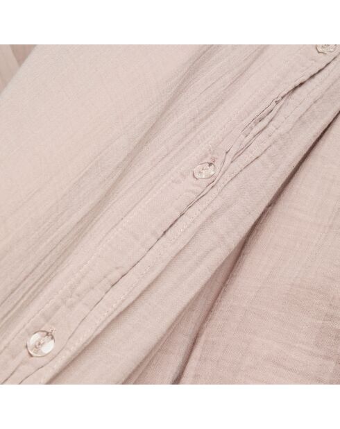 Housse de couette Dili en double voile de coton pétale