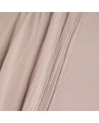 Drap plat Dili en double voile de coton pétale