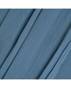 Drap plat Dili en double voile de coton turquin