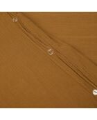 Housse de couette Dili en double voile de coton gold
