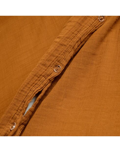Housse de couette Dili en double voile de coton daim