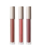 3 Crèmes à lèvres couleur mate légère - 3x3.2 ml