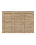 Cama cómoda Sicilia con somier y cabecera de madera - 160x200 cm