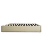 Lit coffre Otto en tissu avec sommier beige - 140x190 cm