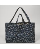 Grand Sac imprimé bleu